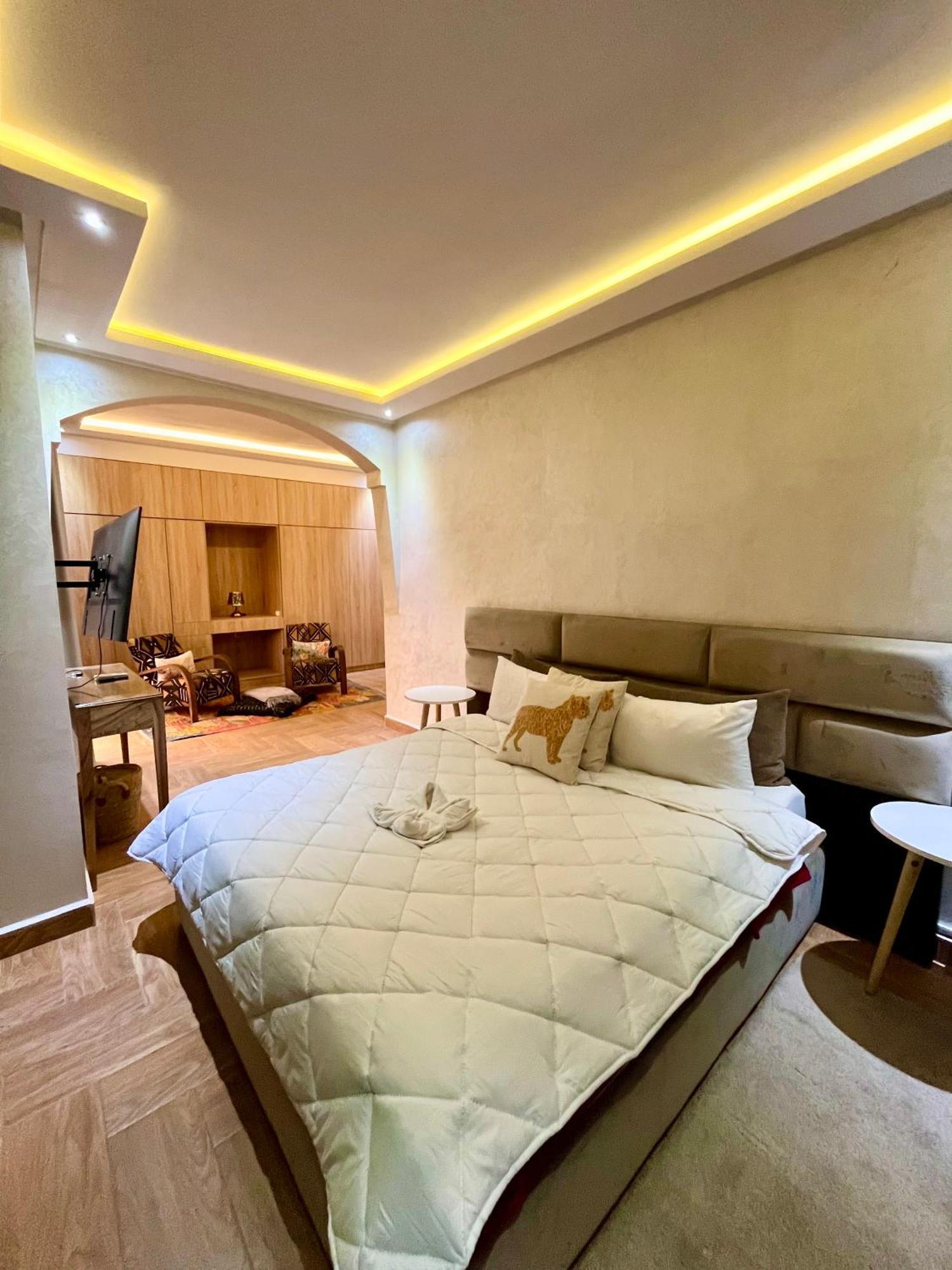 Villa Al Nour Avec Piscine Marrakesz Zewnętrze zdjęcie